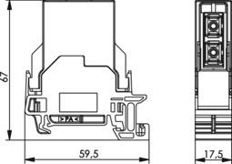 TG STX Tragschienen-         H82000A0014 