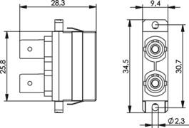 TG ST/SC Duplex Adapter für  J08082A0010 