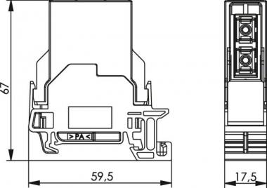 TG STX Tragschienen-         H82000A0014 
