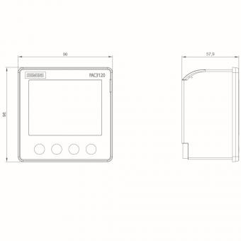 Siemens SENTRON LCD   7KM3120-1BA01-1EA0 