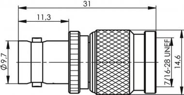 TG Adapter BNC-TNC (F-M) 305 J01019B0000 
