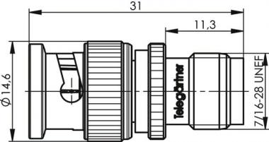 TG ADAPTER BNC-TNC (M-F) 305 J01008B0010 