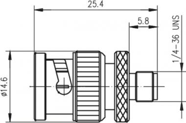 TEGA Adapter BNC-SMA         J01008A0017 