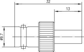 TG BNC-Kabelbuchse 50 OHM    J01001A1265 