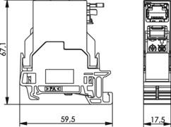 TG STX Tragschienen-         J80023A0001 
