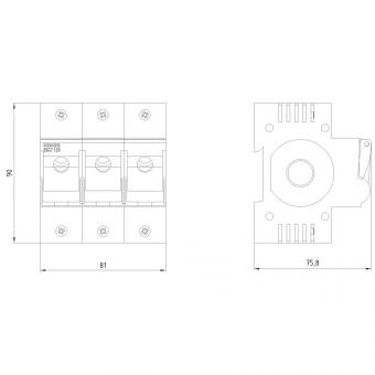 Siemens 5SG7133 MINIZED-Lasttrennschalt. 
