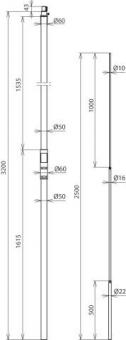Dehn SR D50 3200 FS22 2500 IP HVI GFK AL 
