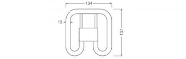LEDV DULUX LED SQUARE 7W/830 130° (16W) 