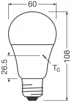 Ledvance LED CLASSIC B CRI97 S 9.4W 927 
