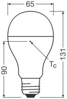 LEDV LED Bulb 19-150W/827 2452lm 