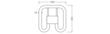 LEDV DULUX LED SQUARE 13W/830 130° (28W) 