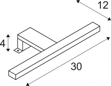 SLV DORISA LED Spiegelleuchte    1000777 
