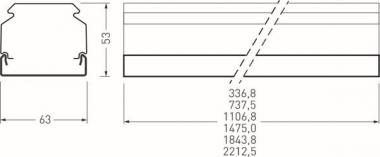Trilux 07650 BL IP50/64 L150 01  8191000 