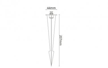 SGL Erdspieß graphit Aluminium    630026 