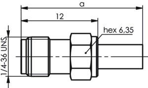 TEGA SMA-Kabelbuchse         J01151A0611 