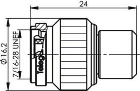 TG TNC-Abschlusswiderstand  J01016A0002 