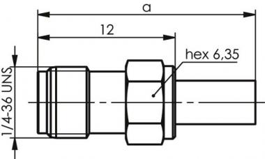 TEGA SMA-Kabelbuchse         J01151A0611 