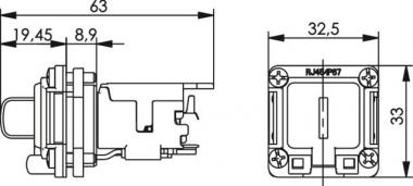 TEGA STX V6 Flanschset       J00020A0481 