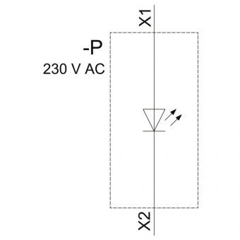 Siemens 3SU14011BF603AA0 LED-Modul wei 