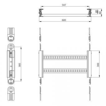 Unex Gelenkbogen vertikal       67612-04 