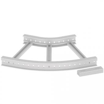 Unex Flachbogen 45  lichtgrau   67616-04 