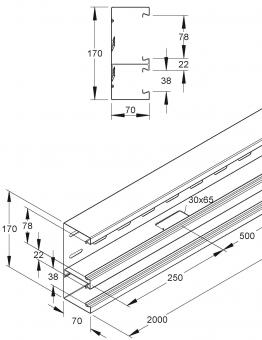 Niedax GK-Unterteil      DKU 170-78T70 C 