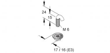 NIED Hakenschrauben             GRSM 6 F 