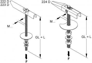 NIED Kippdübel                     224 D 