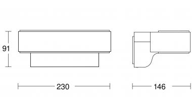 Steinel Außenleuchte o.Sensor    L 810 C 