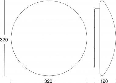 STEIN Sensorleuchte RS PRO LED P2 WW EM 
