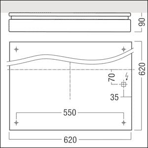 Zumtobel PERLUCE O LED5200 840  42182932 
