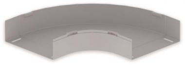 Unex Flachbogen 90° lichtgrau      66330 