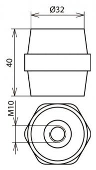 DEHN Isolator für Pa-Schiene      472210 