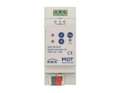MDT AKK-0216.03 Schaltaktor 2fach 2TE 