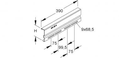 NIED Stoss-Stellenverbinder   WSV105.390 