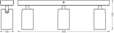 Ledvance LED Spot Octagon GU10 White 