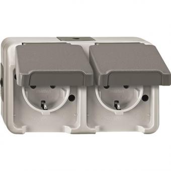 Merten SCHUKO-Doppel-Steck- MEG2320-8029 