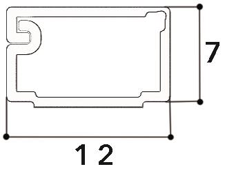 GGK Kanal Mini 7x12 clip            4170 