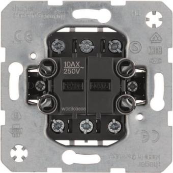 Hager Doppel-W/m m.getrennten  WDE303808 