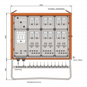 Walther Gruppenverteiler 277kVA  WGV0085 