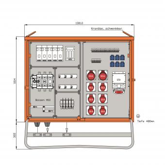 Walther Verteilerschrank 173kVA WV0574R1 