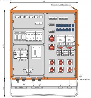 Walther Verteilerschrank 246kVA WV0624R1 