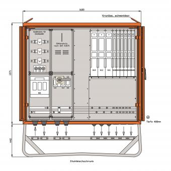 Walther Anschlussschrank 277kVA   WA0055 