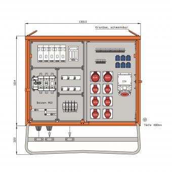 Walther Verteilerschrank 173kVA WV0575R1 