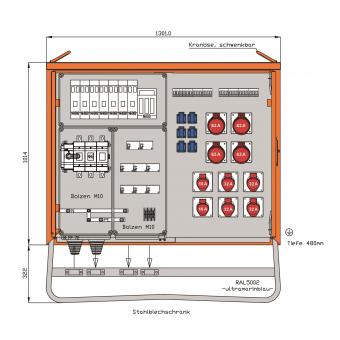 Walther Verteilerschrank 218kVA WV0582R1 