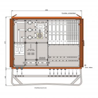 Walther Anschlussschrank 346kVA   WA0065 