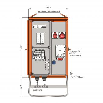 Walther Verteilerschrank 87kVA  WV0445R1 
