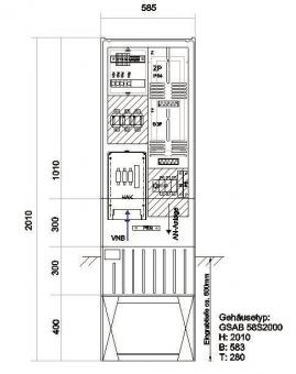 GSAB Wandlermessung EWE 125A  39.W125.58 