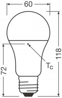 Ledvance CLASSIC A V 13W 865 FR E27 