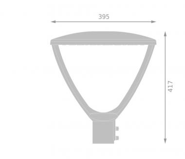 Ledvance URB LTRN V 59W ASYM PS 830-840 